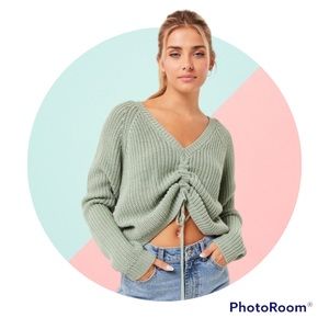3 items for $10 Ruched Drawstring Sweater